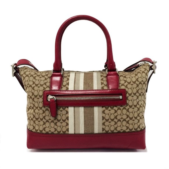 COACH 21154 Red Legacy Molly Satchel - Picture 11 of 11